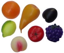 Jeu imitation 7 grands fruits en plastique - jeu marchande enfant