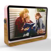 KODAK RWF108 - Cadre Photo Numérique 10 pouces (Wifi, écran tactile 1280x800, Photo/Vidéo/Musique/Calendrier/Horloge/Météo, 32GB, Batterie, Prise Secteur) Rose