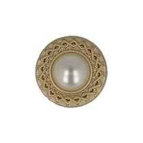 Bouton perles couleur vieil or (10mm - vieil or)