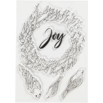 Timbres designs, joie, dim. 10,5x15 cm, 1 flles