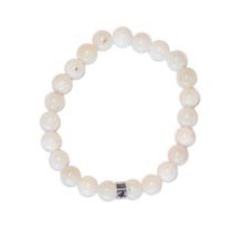 Bracelet Pierre de Lune Perles rondes 8 mm - Omsaé