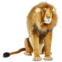 Hansa peluche geante Lion Assis 94cmH