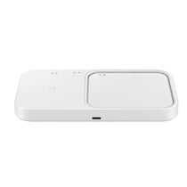 Samsung Chargeur sans fil 15W Qi 2 Zones pour Smartphone/G Watch Recharge Rapide Blanc