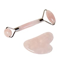 Coffret de Massage pour le Visage en Quartz rose - Omsaé