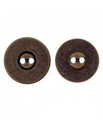 Fermoirs magnétiques ronds 2 trous - Prym Laiton Antique marron