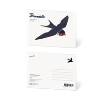 CARTE POSTALE HIRONDELLE
