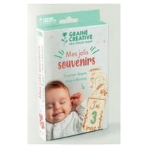 Cartes en bois a decorer – Mes jolis souvenirs - Graine Creative - Beige