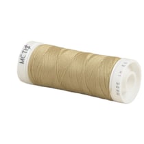 Bobine fil polyester 200m Oeko Tex fabriqué en Europe brun blé