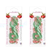 Décorations comestibles en feuille azyme - Houx de Noël