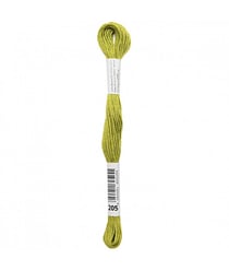Fil à broder mouliné Uni - Rico Design 205 Vert