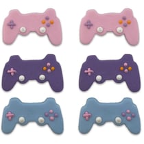 6 Décors en Sucre Game Party Girly