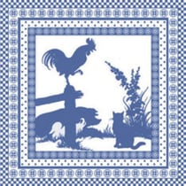Graine Créative - Serviette Farmland 20 pièces