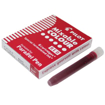 Cartouches d'encre Pilot pour Parallel Pen - Rouge - 6 pcs