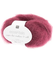 Fil à tricoter Essentials Super Kid Mohair Loves Silk 25 gr - Rico Design 15 Violet Lilas