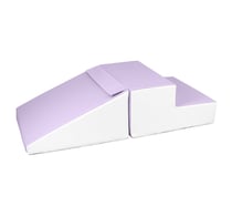 Set de 2 grands blocs en mousse blanc lilas - Velinda