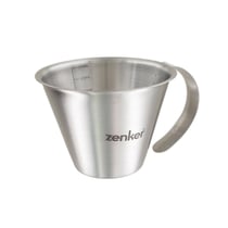 Set de 3 verres doseurs gradués en inox 250 ml, 500 ml et 1 litre Zenker