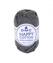 Pelote de 20Gr - coton spécial Amigurumi HAPPY COTTON - PPSC - Oeko Tex- Dmc 774 Gris
