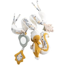 Spirale d'activités en velours blanc