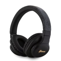 Guess Casque Audio Sans Fil Stéréo Bluetooth 5.3 Modèle Tone on Tone Noir
