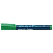 Lot de 10 marqueurs permanents - SCHNEIDER - Maxx 133 - Pointe biseautée 1+4 mm - Vert