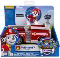 Pat patrouille marcus avec camion de pompier grande echelle - figurine chien - paw patrol - spin master - 20114322