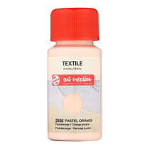 Peinture pour textile - orange pastel - Talens Art Creation - 50ml