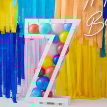 Structure à Ballons Chiffre 7 (81 cm)