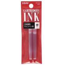 Cartouches - Encre Rouge - Recharge - Pack de 2 - Calligraphie - Platinum