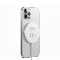 Mayaxess Chargeur Magsafe Magnétique 15W pour iPhone 13 / 13 Mini / 13 Pro / 13 Pro Max Blanc