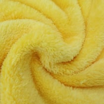 Tissu Doudou uni Jaune
