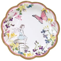 12 Assiettes Fée et Papillon