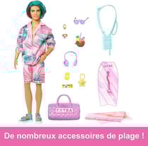 Barbie Ken Extra Plage - Mattel
