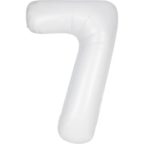 Ballon Géant Blanc Mat - Chiffre 7