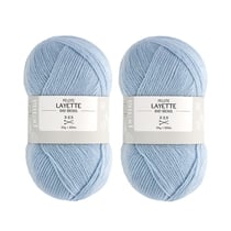 Prima Mercerie | Pelote de laine | pelote pour layette bébé | 100 % acrylique | lot de 2 pelotes