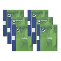 6 cahiers de brouillon - 17x22(cm) - 48 pages - couverture en carton - sans spirale - Clairefontaine - Calligraphe