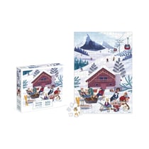 Puzzle - hiver a la montagne - 500 pieces