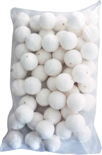 Boules cellulose blanches ø6cm (20 pièces)