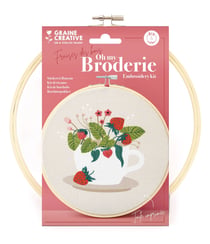 KIT BRODERIE PARTIELLE FRAISE DES BOIS G