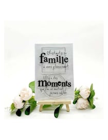 Tampons transparents "famille