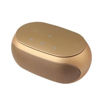 Enceinte Bluetooth Sans Fil Avec Boutons Tactiles et Support Auxiliaire TF Or YONIS