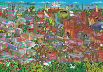 Puzzle 1000 pièces - 40e Anniversaire Trefl - Tri-City - Trefl