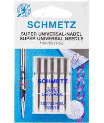 Aiguilles Super Universelle pour Machine - Dimension 100/16 - 130/705H-SU - 5 pces - SCHMETZ Bleu