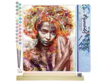 Peinture par Numéro Figured'Art - Peinture Femme nue - Kit de Loisir Créatif DIY Numéro d'Art Complet - 40x50cm toile roulée + châssis en bois à monter