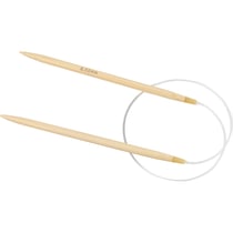 Aiguilles à tricoter circulaires, L : 60 cm, dim. 6 mm, 1 pièce