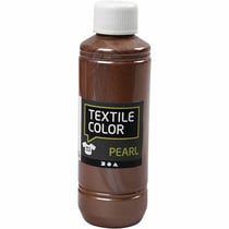 Textile Color, nacré, brun, 250 ml/ 1 flacon