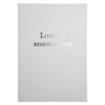 Livre de remerciement 96 pages 297x210 - Blanc - Le Dauphin