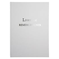 Livre de remerciement 96 pages 297x210 - Blanc - Le Dauphin