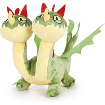 Peluche barf et belch dragon vert 35 cm - peluche licence dragons