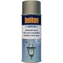 Spray de peinture Belton effet acier inoxydable gris 400ml