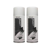 Lot de 2 sprays de peinture - blanc métallisé - AMT